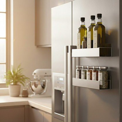 Movlive® Silver Magnetic Spice Shelf