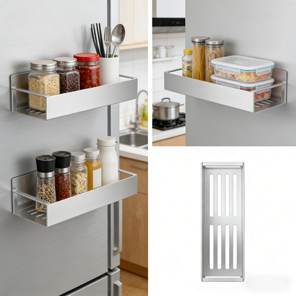 Movlive® Silver Magnetic Spice Shelf