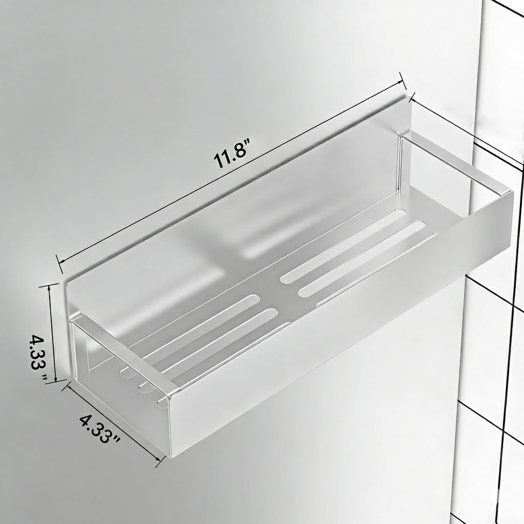 Movlive® Silver Magnetic Spice Shelf
